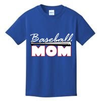 Baseball Mom Bat Logo Kids T-Shirt