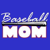 Baseball Mom Bat Logo Kids T-Shirt