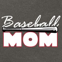 Baseball Mom Bat Logo Cotton Canvas Backpack