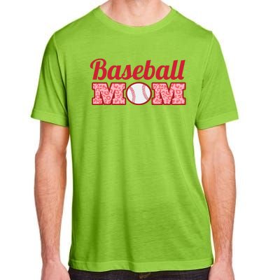 Baseball Mom Cheetah Print Adult ChromaSoft Performance T-Shirt