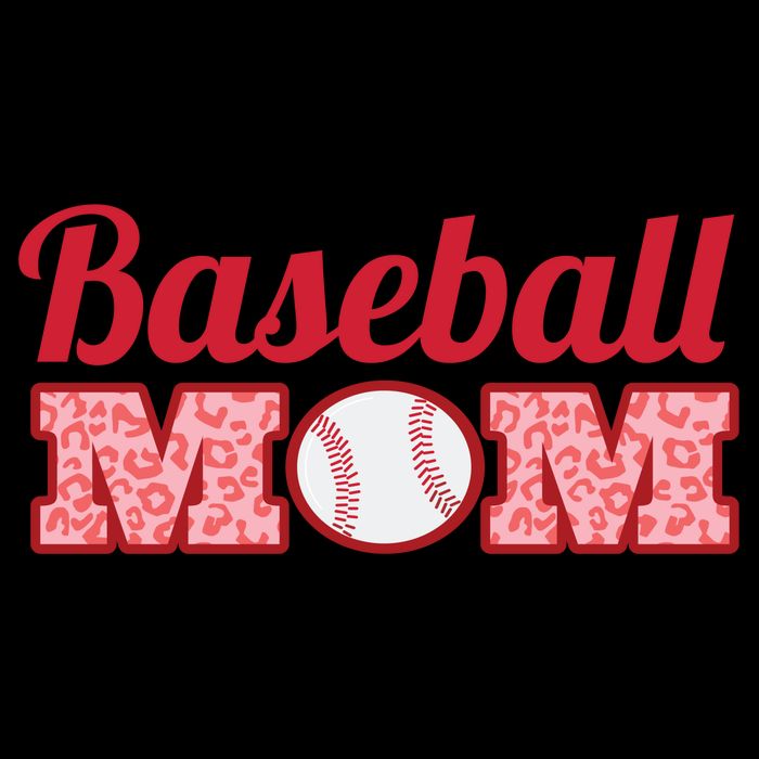 Baseball Mom Cheetah Print Cooling Performance Crew T-Shirt