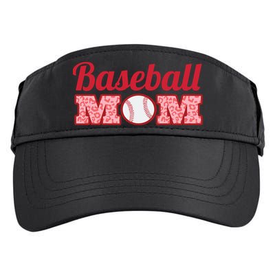 Baseball Mom Cheetah Print Adult Drive Performance Visor