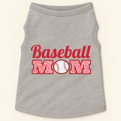 Baseball Mom Cheetah Print Doggie Tank