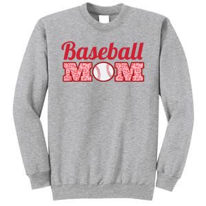 Baseball Mom Cheetah Print Sweatshirt