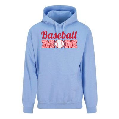 Baseball Mom Cheetah Print Unisex Surf Hoodie