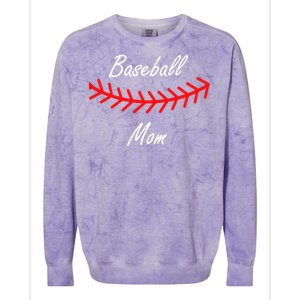 Baseball Mom Logo Colorblast Crewneck Sweatshirt