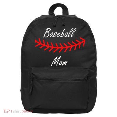 Baseball Mom Logo 16 in Basic Backpack
