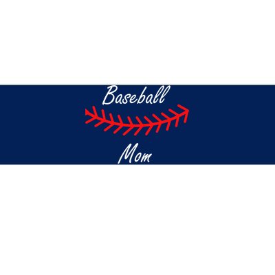 Baseball Mom Logo Bumper Sticker