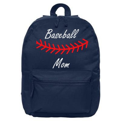 Baseball Mom Logo 16 in Basic Backpack