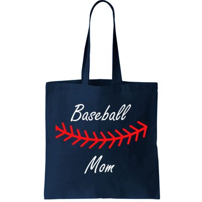 Baseball Mom Logo Tote Bag