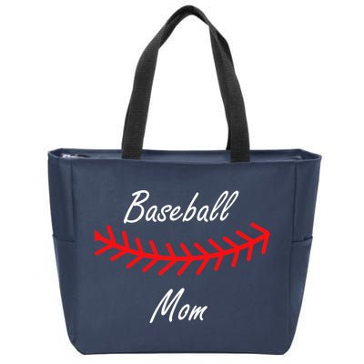 Baseball Mom Logo Zip Tote Bag