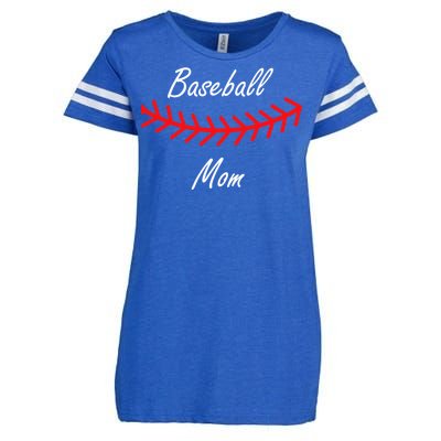 Baseball Mom Logo Enza Ladies Jersey Football T-Shirt