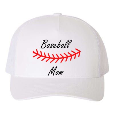 Baseball Mom Logo Yupoong Adult 5-Panel Trucker Hat