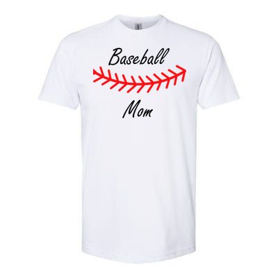 Baseball Mom Logo Softstyle® CVC T-Shirt