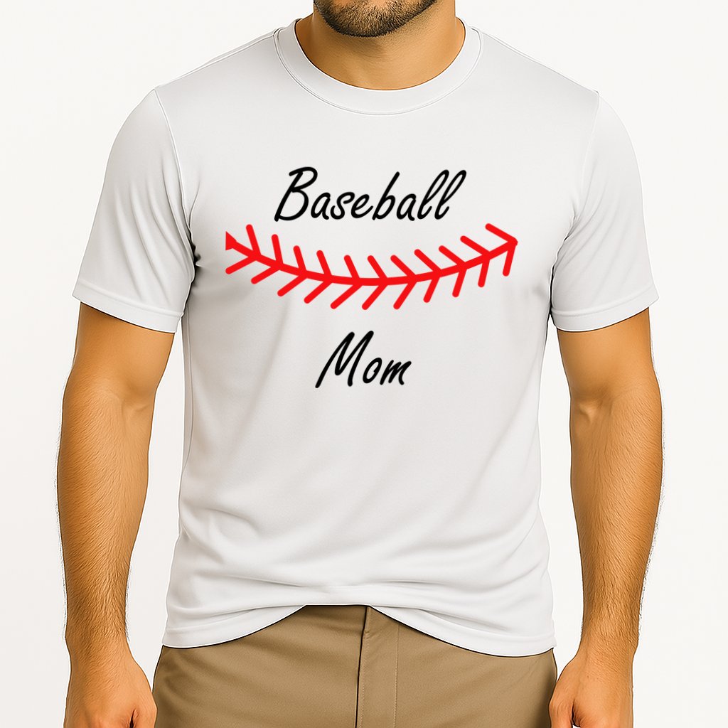 Baseball Mom Logo Cooling Performance Crew T-Shirt
