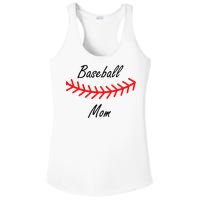 Baseball Mom Logo Ladies PosiCharge Competitor Racerback Tank