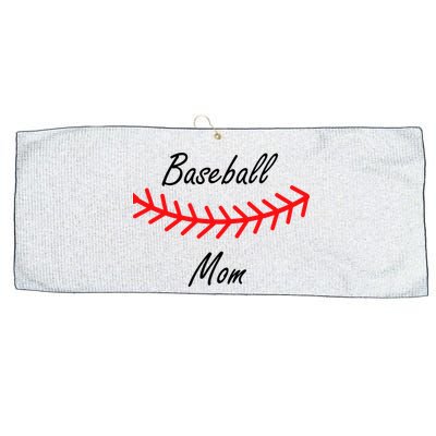 Baseball Mom Logo Large Microfiber Waffle Golf Towel