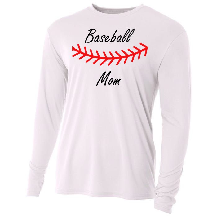 Baseball Mom Logo Cooling Performance Long Sleeve Crew