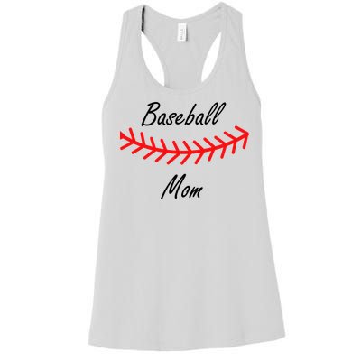 Baseball Mom Logo Women's Racerback Tank