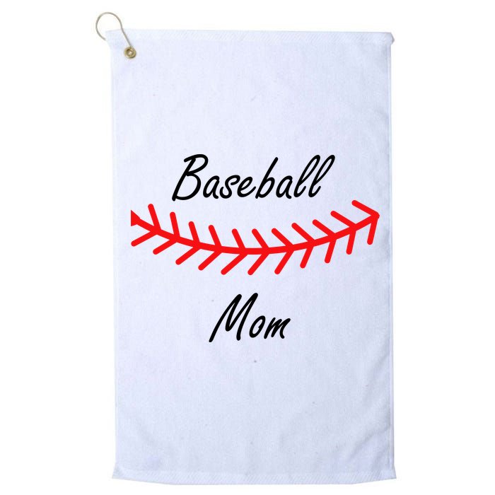 Baseball Mom Logo Platinum Collection Golf Towel