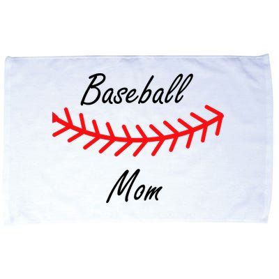 Baseball Mom Logo Microfiber Hand Towel