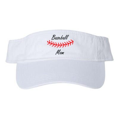 Baseball Mom Logo Valucap Bio-Washed Visor