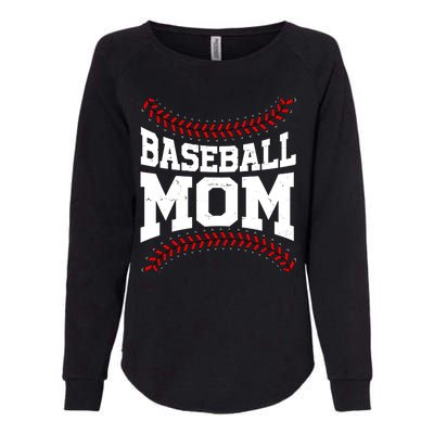 Baseball Mom Sports Fan Womens California Wash Sweatshirt