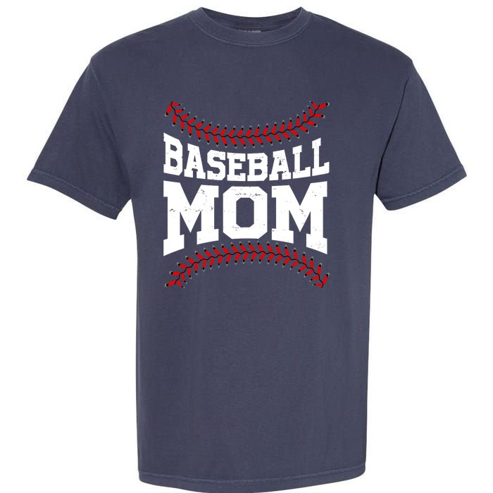 Baseball Mom Sports Fan Garment-Dyed Heavyweight T-Shirt