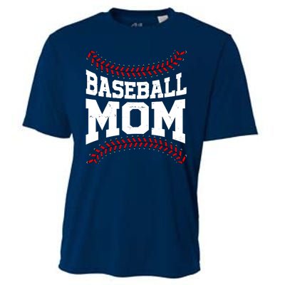 Baseball Mom Sports Fan Cooling Performance Crew T-Shirt