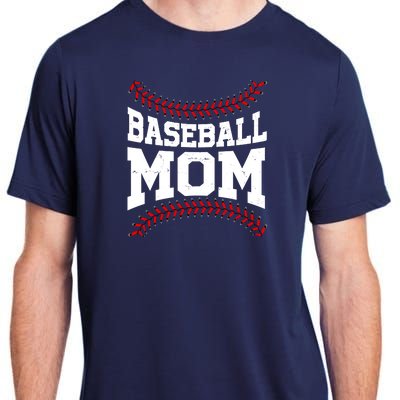 Baseball Mom Sports Fan Adult ChromaSoft Performance T-Shirt