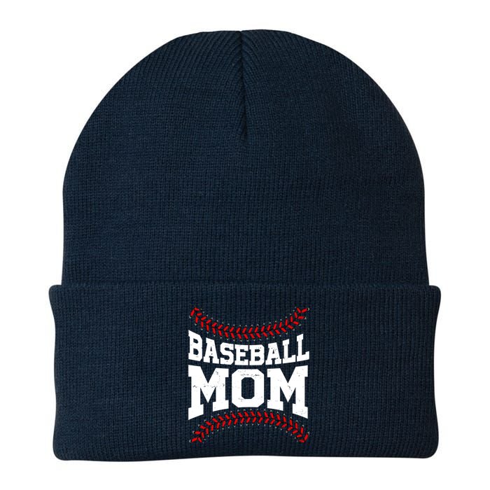 Baseball Mom Sports Fan Knit Cap Winter Beanie