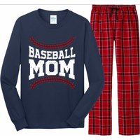 Baseball Mom Sports Fan Long Sleeve Pajama Set