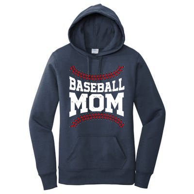 Baseball Mom Sports Fan Women's Pullover Hoodie