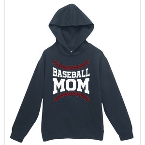 Baseball Mom Sports Fan Urban Pullover Hoodie