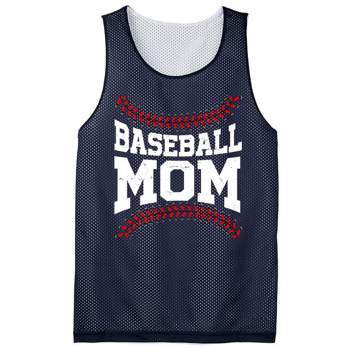 Baseball Mom Sports Fan Mesh Reversible Basketball Jersey Tank