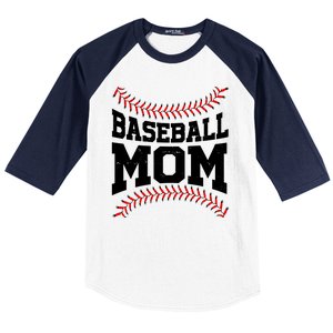 Baseball Mom Sports Fan Baseball Sleeve Shirt