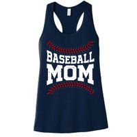 Baseball Mom Sports Fan Women's Racerback Tank