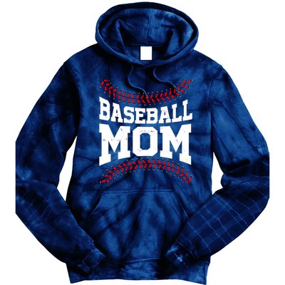 Baseball Mom Sports Fan Tie Dye Hoodie