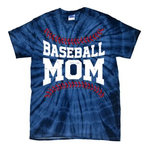 Baseball Mom Sports Fan Tie-Dye T-Shirt