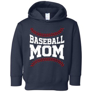 Baseball Mom Sports Fan Toddler Hoodie