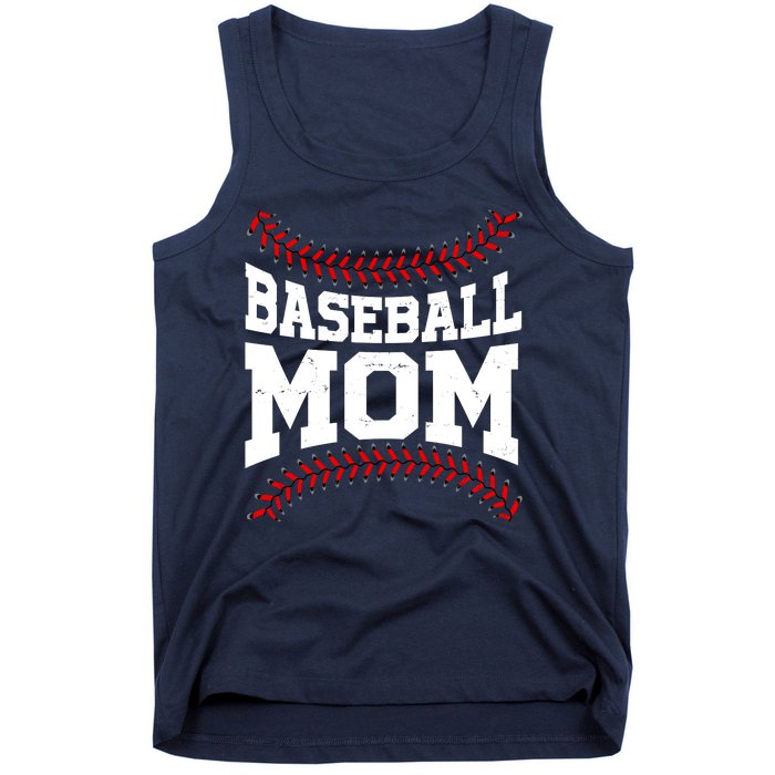 Baseball Mom Sports Fan Tank Top