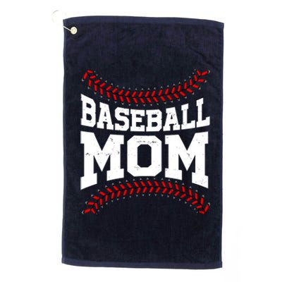 Baseball Mom Sports Fan Platinum Collection Golf Towel