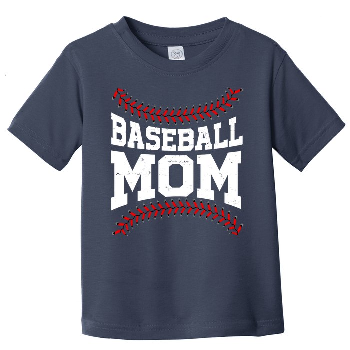 Baseball Mom Sports Fan Toddler T-Shirt