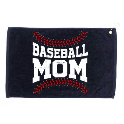 Baseball Mom Sports Fan Grommeted Golf Towel