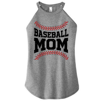 Baseball Mom Sports Fan Women's Perfect Tri Rocker Tank