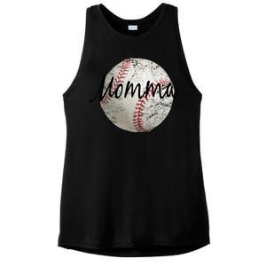 Baseball Momma Ladies PosiCharge Tri-Blend Wicking Tank