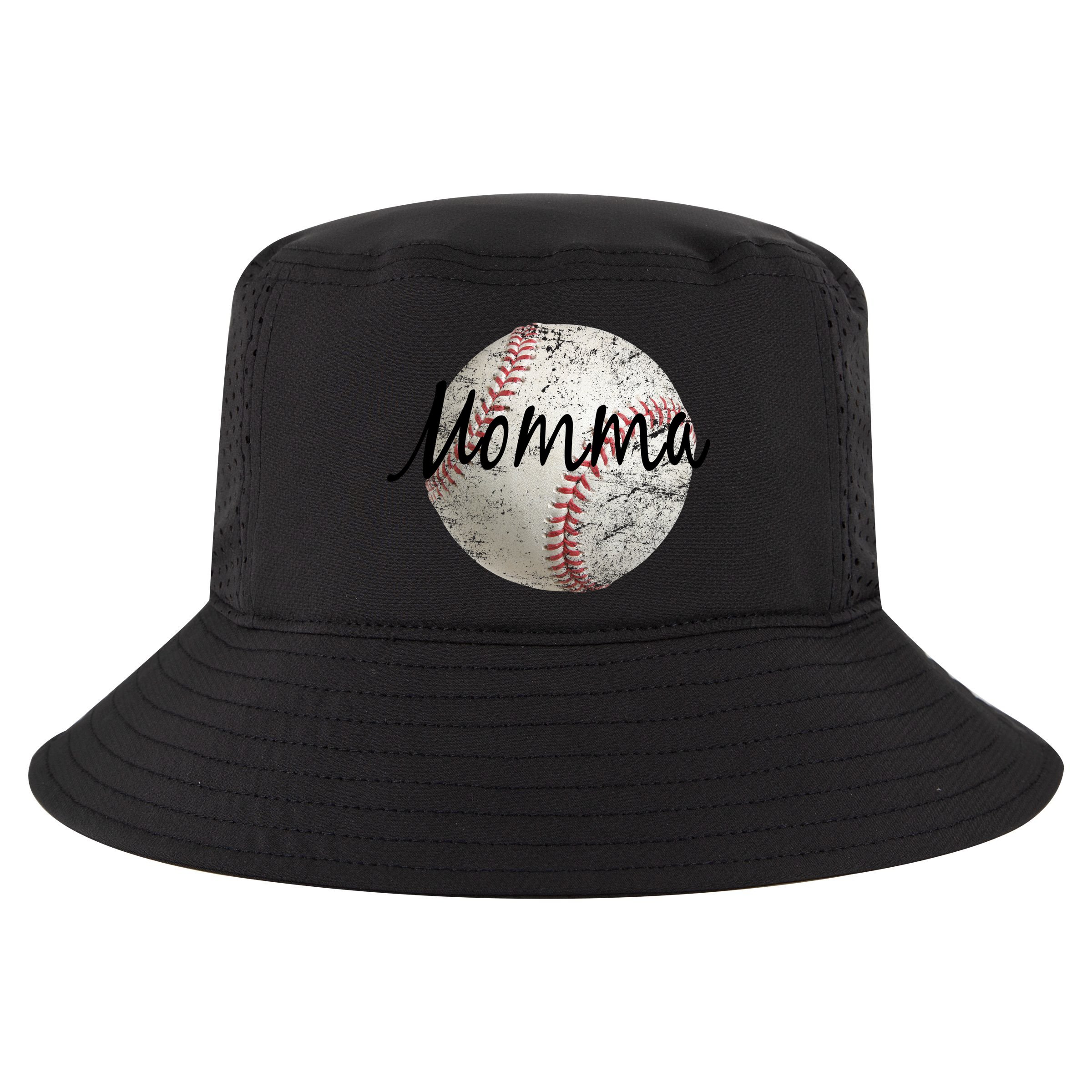 Baseball Momma Cool Comfort Performance Bucket Hat