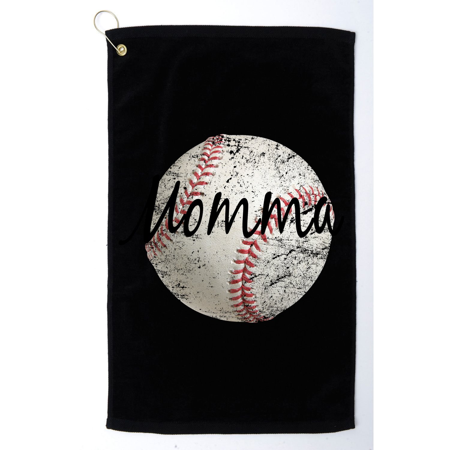 Baseball Momma Golf Towel