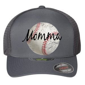 Baseball Momma Flexfit Unipanel Trucker Cap