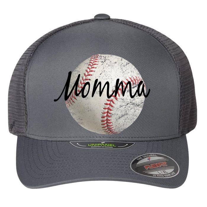 Baseball Momma Flexfit Unipanel Trucker Cap